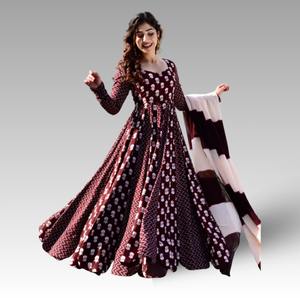 Anarkoli Design Cotton Readymade Three Piece (Copy)