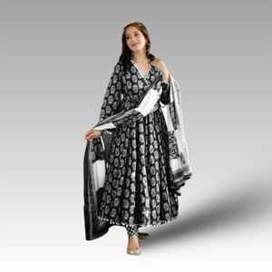 Anarkoli Design Cotton Readymade Three Piece